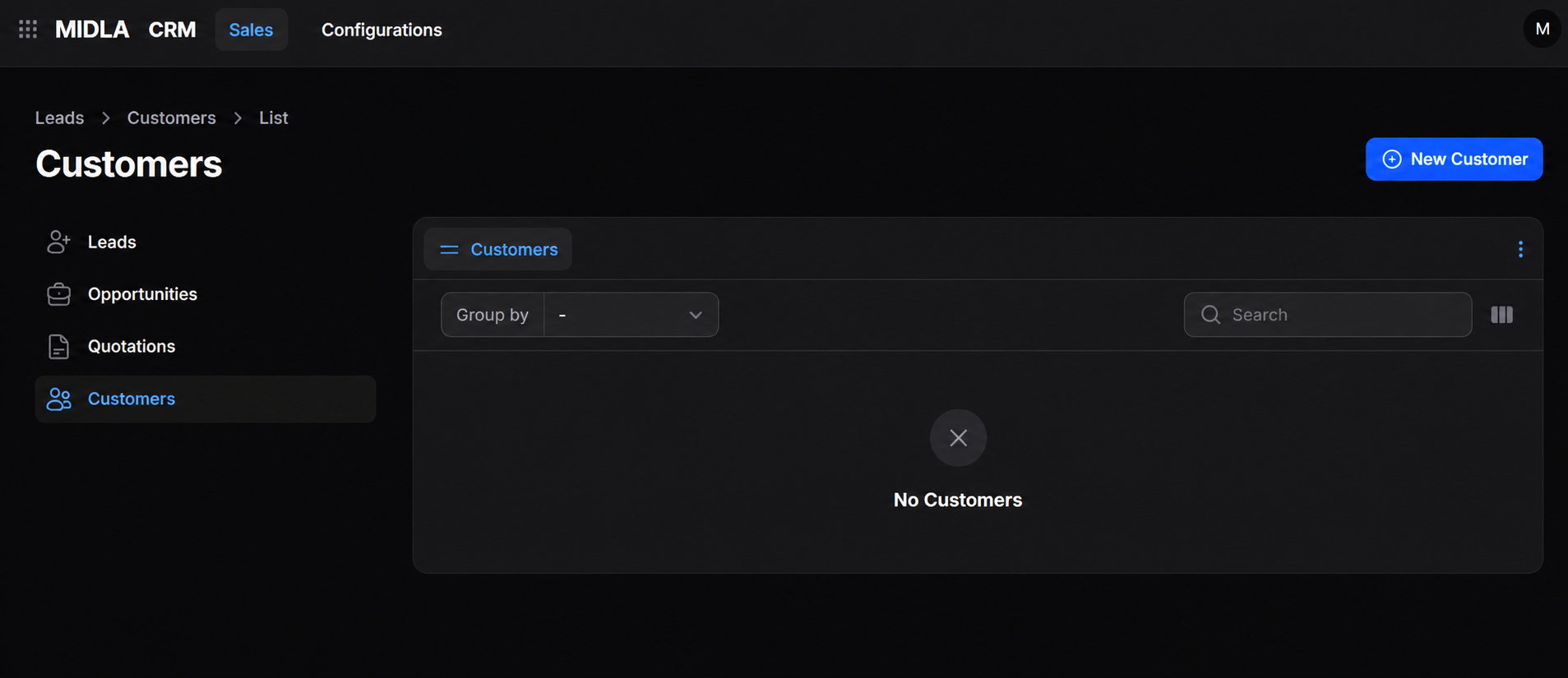 customer list